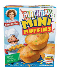 Mini Muffin Variety Pack, Birthday Cake, Blueberry, Chocolate Chip (2 Boxes Each