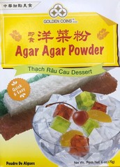 Golden Coins Traditional Chinese Gelatine Dessert Mix Almond Coconut Flavor
