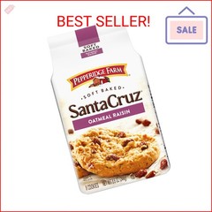 Pepperidge Farm Santa Cruz Soft Baked Oatmeal Raisin Cookies, 8.6 oz. Bag