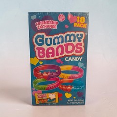 NIB – Gummy Bands Original Friendship Candy – 18 Pack, 7.6 Oz, Sealed