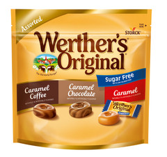 Werthers Original Hard Sugar Free Assorted Flavors, Caramel Coffee Candy, 7.7 Oz