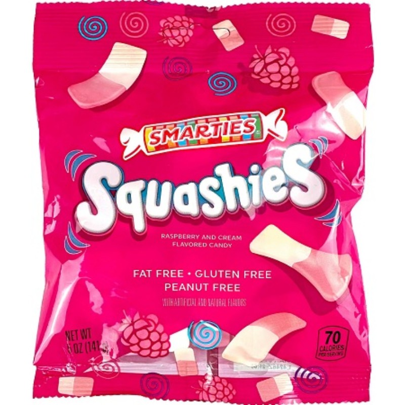 3x Smarties Squashies Original Candy Treats Fat Free Gluten Free 5oz