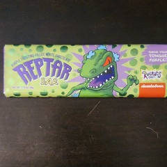 FYE Reptar Bar White Chocolate Purple Frosting-Filled, Turns Tongue Purple 50g