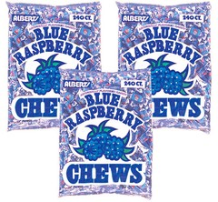 SweetGourmet Albert’s Fruit Chews (Blue Raspberry, 720CT ) -4.5Lb FREE SHIPPING!