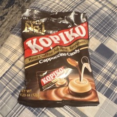 Kopiko Cappuccino Candy Hard Candy Coffee Flavor Bag 120g Gluten Free Halal