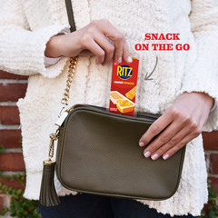 Handi-Snacks RITZ Crackers ‘N Cheesy Dip Snack Packs, 10 Snack Packs