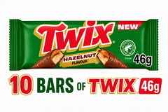 Twix Hazelnut 46g Chocolate Bars – Pack of 10 / 15 / 30 | NEW Flavour | Bulk Dea