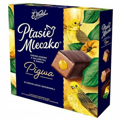 18PACK x 360g E.WEDEL PTASIE MLECZKO MARSHMALLOW QUINCE JELLY GIFT BOX POLAND