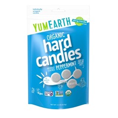 YumEarth Organic Wild Peppermint Hard Candy, 3.3 Ounce (Pack of 6)