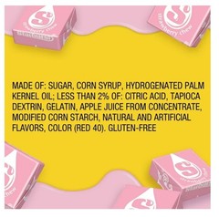 Starburst All Pink Fruit Chews Strawberry Flavor, Bulk Fun Size Candy (2 Pounds)