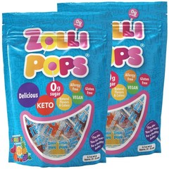 Clean Teeth Pops Sugar Candy, Dye-Lollipops – Keto & Diabetic-Friendly, Denti…