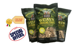 (Lot of 3) KIAWE HAWAII TROPICAL GUAVA HAWAIIAN SMOKING WOOD CHIPS Fast Shipping