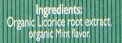 100% Organic Licorice with Mint, Dark Brown, Black, 0.4 Ounce (Pack of 6)