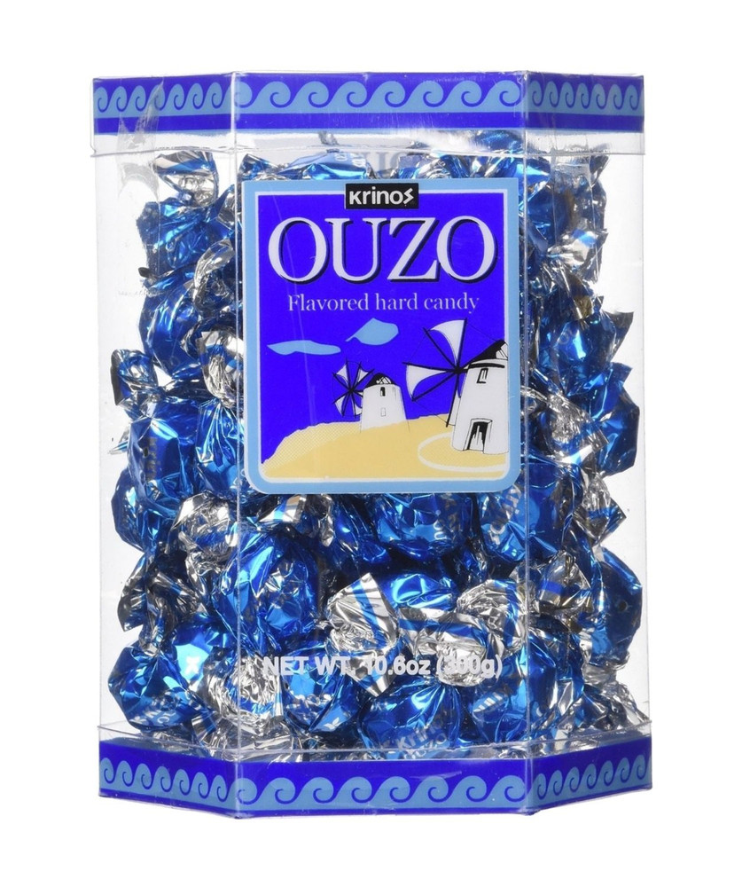 Krinos Ouzo Candy – 10.6 oz Gift Box