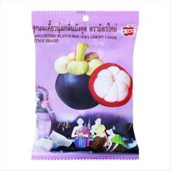 Coconut Durian Mango Mangosteen Soft Chewy Candy 110g Real Fruit Added Free Ship