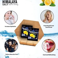 Himalaya Salt Sport Candy Lemon Mint Sweets – Bulk 12 Pack Boxes(3, 6, or 9 Box)
