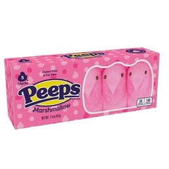 Peeps Marshmallow Chicks Easter Candy 5 Count 1.5oz Gluten Free Sweet Treat