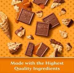 🔵 New Ghirardelli Squares Chocolate Milk Caramel Waffle Come Crunchy 5.2oz