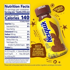 Nutritious 12 Pack of 8 Fl Oz Ready-to-Drink Chocolate Lowfat Milk – Gluten-Free
