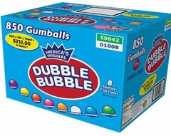 1″ Gumballs 850 count case vending machines spiral gumball machine $212 Retail