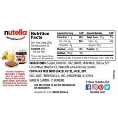 Nutella Hazelnut Spread with Cocoa 33.5 oz 2-count Chocolate