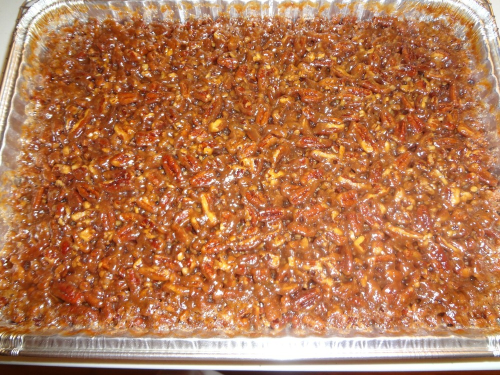 DELICIOUS HOMEMADE PECAN PIE BARS (13″ x 9″ TRAY)