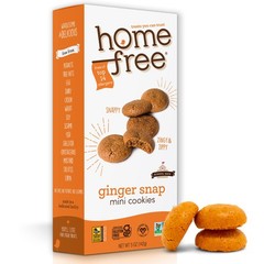 Homefree Mini Ginger Snap Cookies, Gluten Free, Nut 5 Ounce (Pack of 1), 0