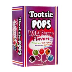 Tootsie Pops Limited Edition Assorted Wild Berry Flavors with Chocolatey Center