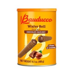 Bauducco Wafer Rolls Crispy Chocolate Wafer Rolls Filled w/ Creamy Hazelnut