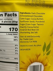 Trader Joes Dark Chocolate Sunflower Seed Butter Cups 4.2oz (4 Pack)