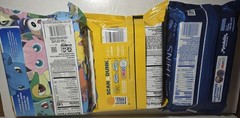 Variety OREO Cookies Lot of 6 LEGENDS 1,2,3 of4 POKÉMON CookieDough THINS Sealed