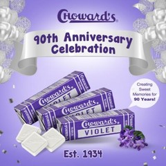 Violet Mints Candy Pack of 24