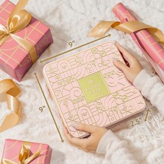 Chocolate Gift Basket for Women, Candy Box Set 1 Count (Pack of 1), Pink