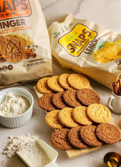 Ginger SNAPS Cookies – 14Oz Bag – Ginger Flavored Cookies with No High Fructose