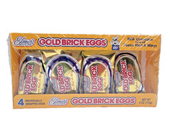 Elmer’s Famous GOLD BRICK EGGS Individually Wrapped 4-Pack Pecan Melt-A-Ways