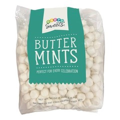 White Buttermints, 2.5 Pound, Appx. 350 pieces from