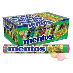 Chewy Mint Candy Roll, Discovery 14 Assorted Fruit Flavors, 14 Pieces Per Rol…