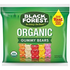 Black Forest Organic Candy, Gummy Bears, 65 Count, 0.8 Oz