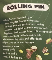 Rolling Pin Dubai Style Chocolate 17.64 Oz 50 Individually Wrapped Pieces