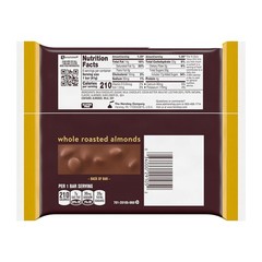 Creamy Milk Chocolate & Whole Almonds Bars, 1.45 oz Each – Perfect for Holidays