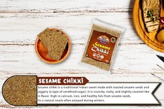 Rani Sesame Chikki (Brittle Candy) 100g (3.5oz) x Pack of 4