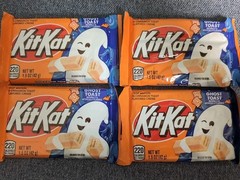 4 Bars Of Kit Kat Ghost Toast 1.5 Oz Wafers. LIMITED EDITION Expires 7/2026 NIP