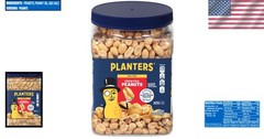 2.19lb Resealable Jar of Salted Peanuts – Ideal for Parties & After School