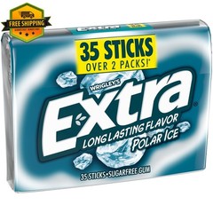 Extra Polar Ice Sugar-Free Chewing Gum – 35-Stick Mega Pack