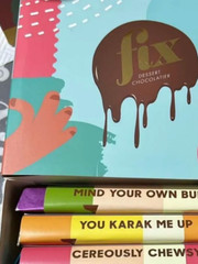Dubai chocolate trend, Fix Chocolate Dubai 6 Pieces box original