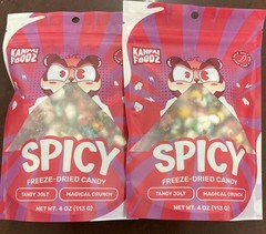 Kanpai Foodz Freeze Dried Candy – Spicy – 4oz (2 Pack) EXP 12/2027
