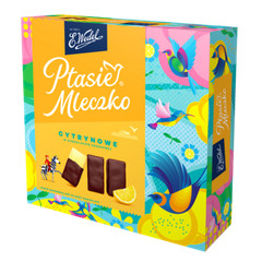 WEDEL PRALINES PTASIE MLECZKO – LEMON – 340G – CHOCOLATE MARSHMALLOWS !
