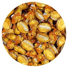 Ginger Candy, 1 Pound Bulk Candy (Approx. 90 pcs.), Hard Ginger Candy For…