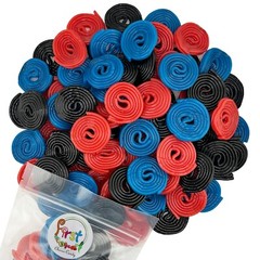 FirstChoiceCandy Assorted Licorice Spiral Wheel Gummy Candy
