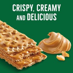 Nature Valley Crispy Creamy Wafer Bars, Peanut Butter, 4g Protein, 5 Bars, 6….